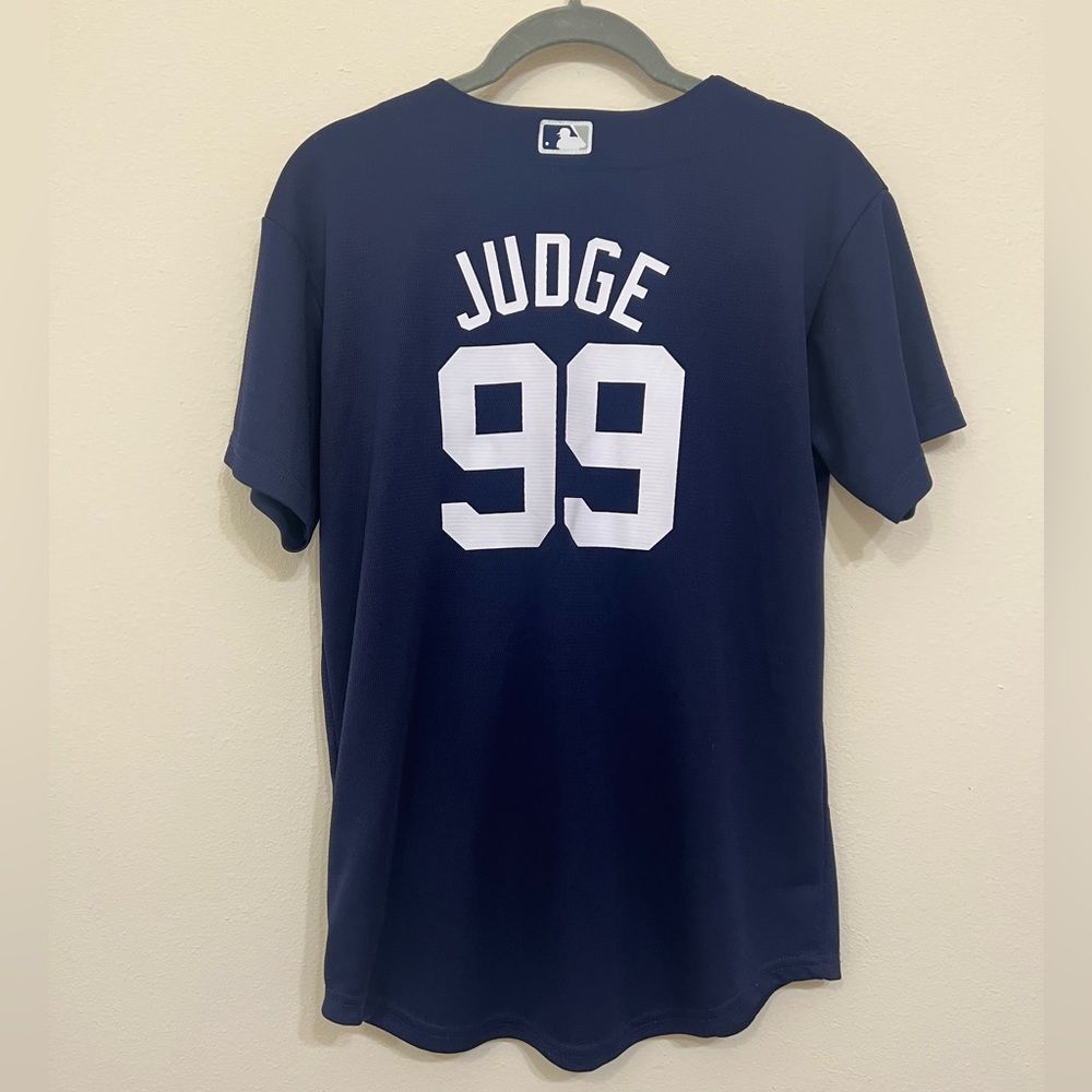 New York Yankees Aaron Judge Jersey Button-Front